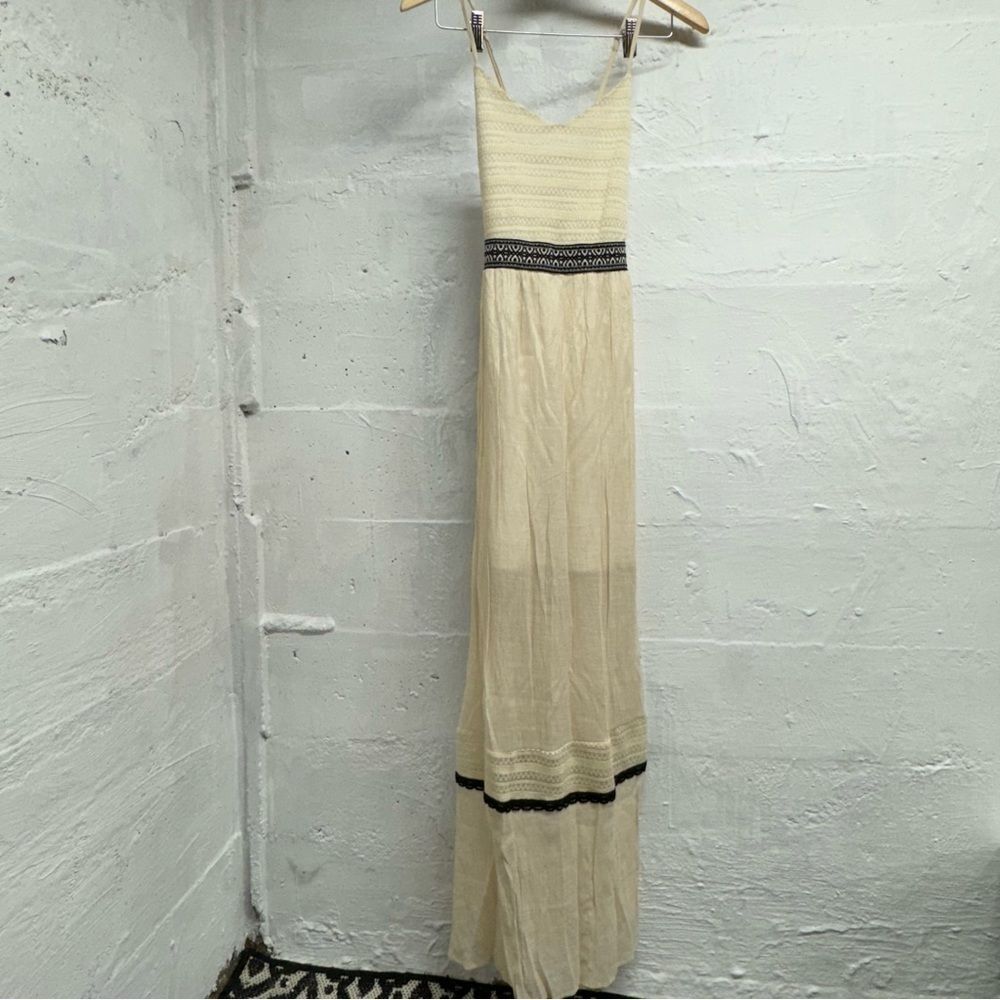 Hint bohemian maxi dress adjustable length straps